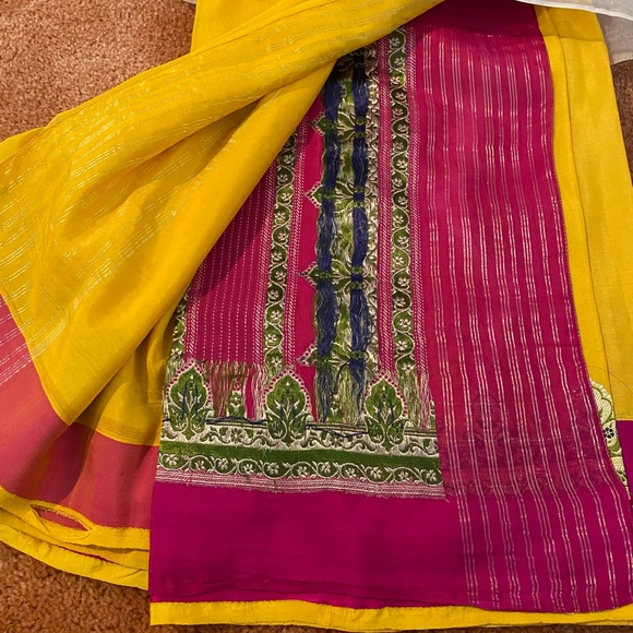 pure silk fabric sari from india - Picture 5 of 13